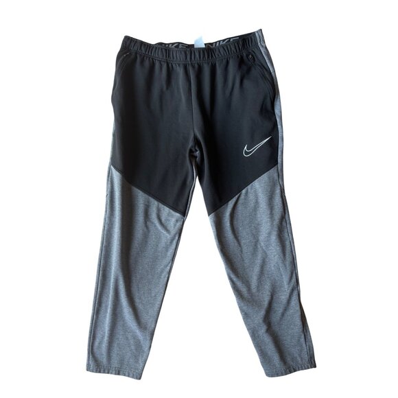 Nike XL Therma Fit Utility Core Dry Fleece Training Pants Charcoal Gray Black - Picture 1 of 6